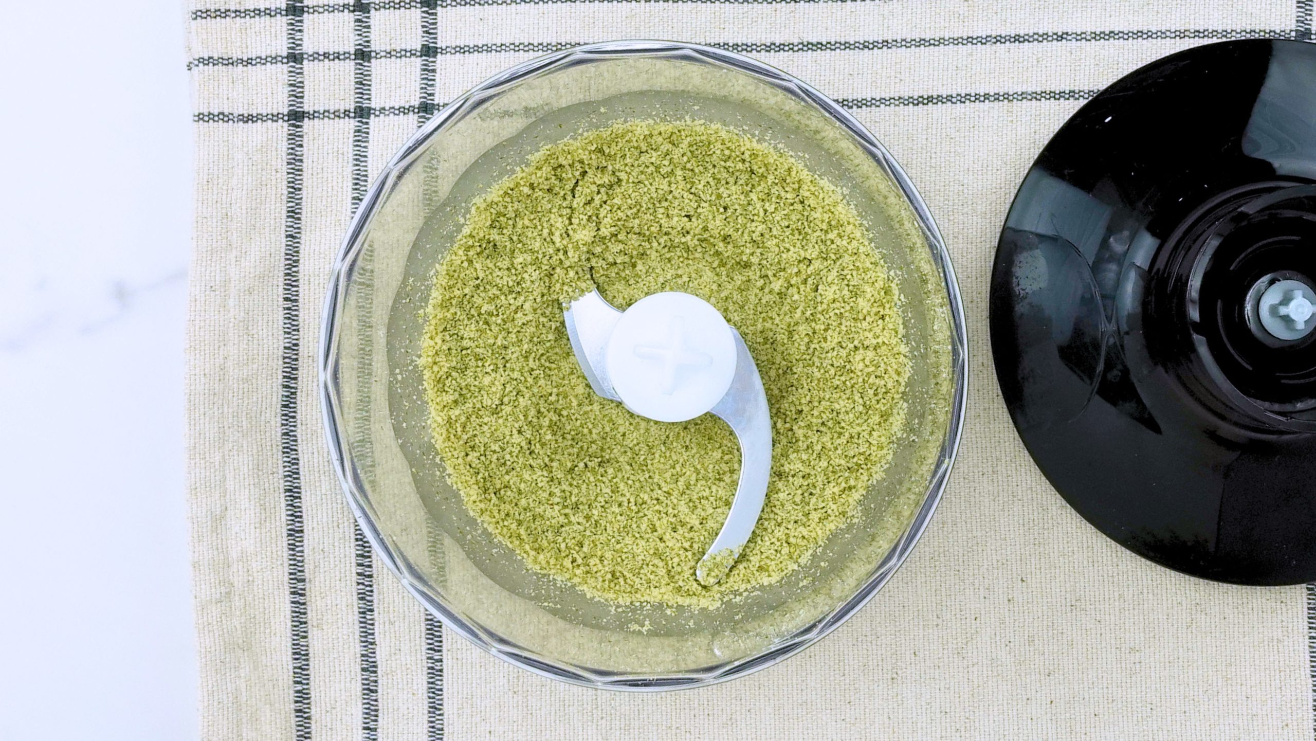 Grinding pumpkin seeds into flour scaled