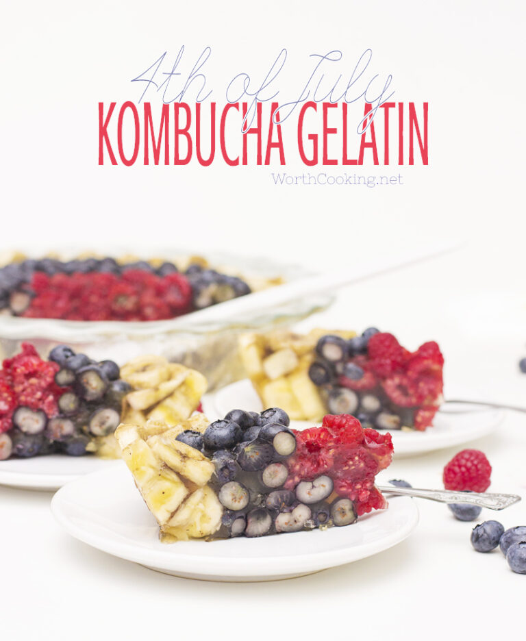 Kombucha Gelatin – 4th of July Magic Recipe!