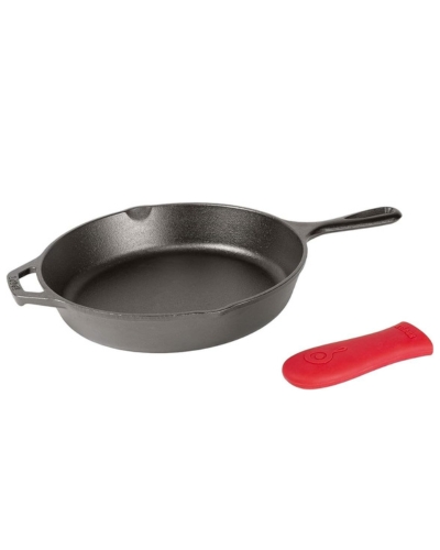 Lodge Cast Iron Skillet, 12-Inch for versatile cooking