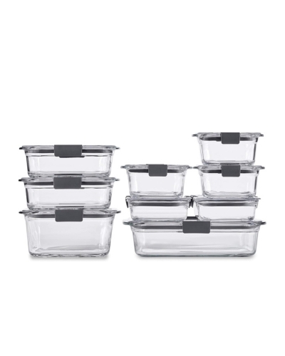 Rubbermaid Brilliance Leak-Proof Food Storage Containers for liquids